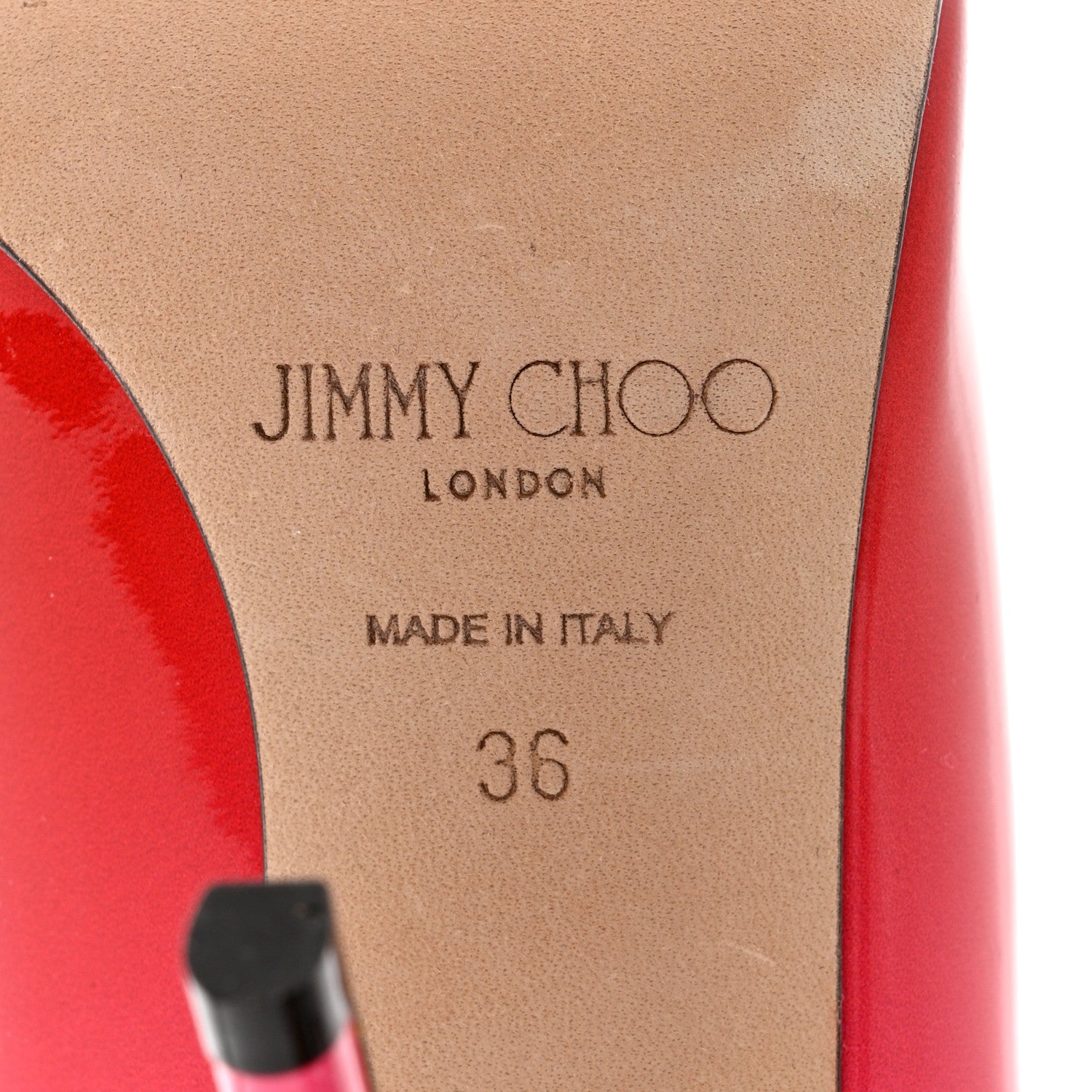 Jimmy Choo Gradient Patent Calfskin Love 100 Pumps 36 Pink Multicolor 7 of 7