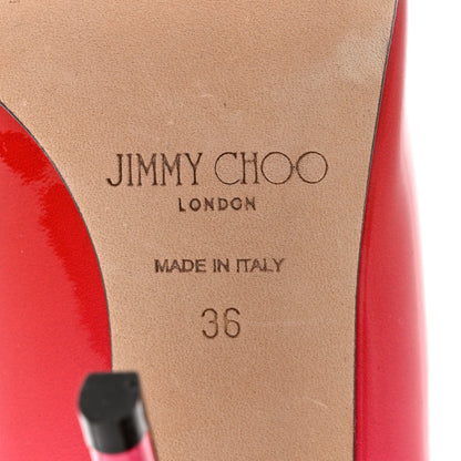 Jimmy Choo Gradient Patent Calfskin Love 100 Pumps 36 Pink Multicolor 7 of 7