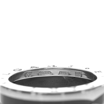 Bulgari Sterling Silver Ceramic Save The Children One-Band Ring 58 8.25 6 of 6