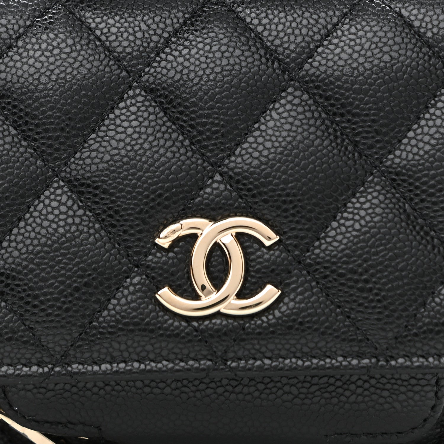 Chanel Caviar Quilted Business Affinity Clutch With Chain Black 8 of 11