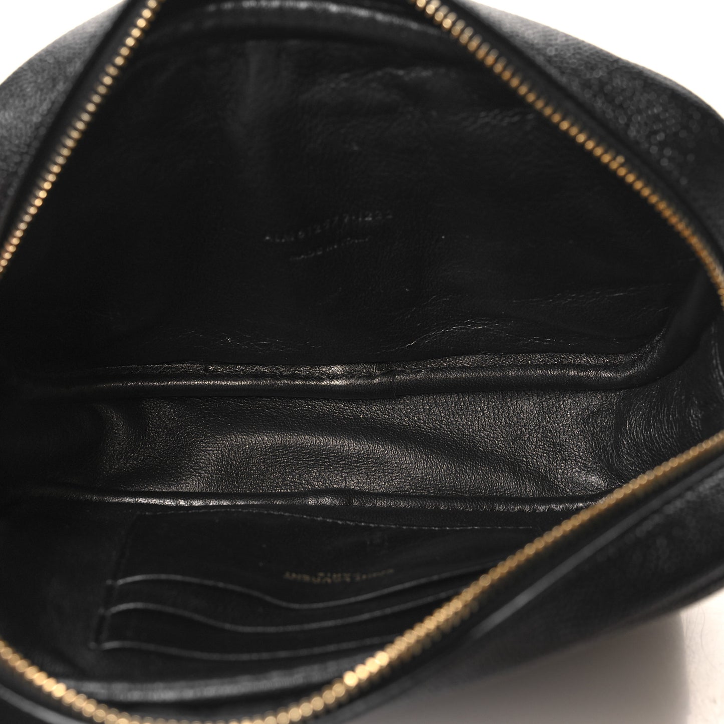 Grain De Poudre Matelasse Monogram Mini Lou Camera Bag Black