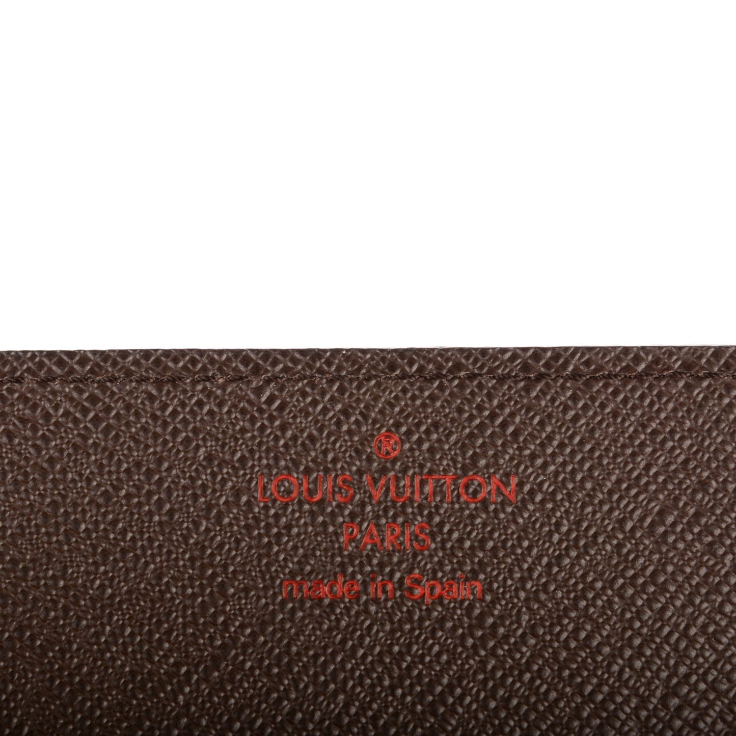 Damier Ebene Business Card Holder