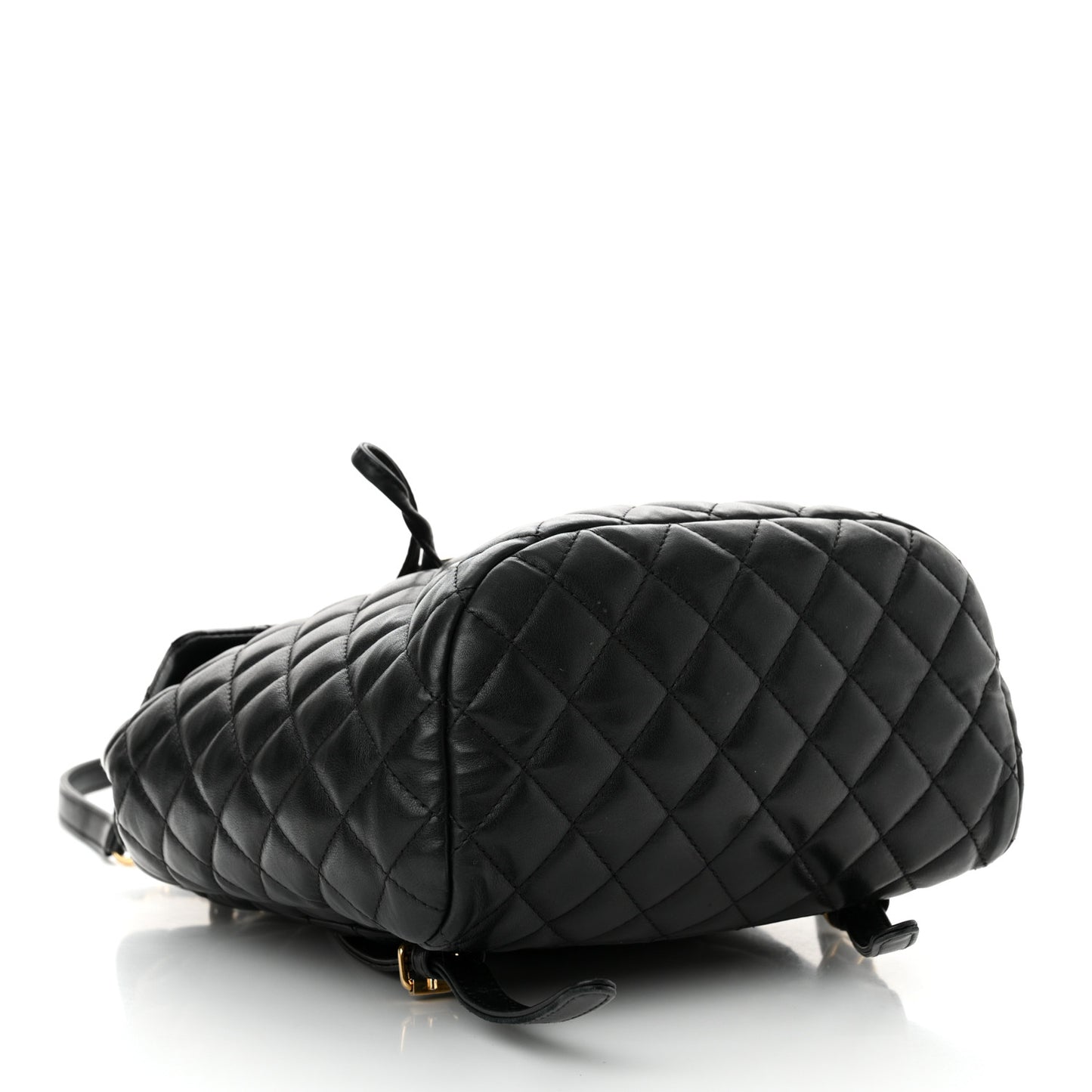 Calfskin Quilted Small Urban Spirit Backpack Black