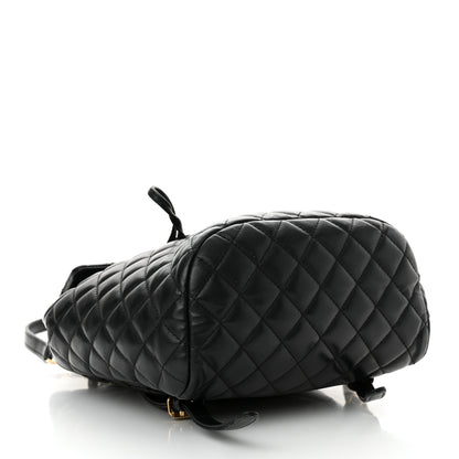 Chanel Calfskin Quilted Small Urban Spirit Backpack Black 4 of 11