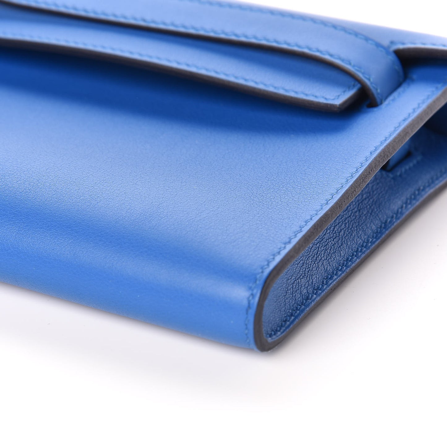 Swift Kelly Cut Clutch Pochette Bleu Zanzibar