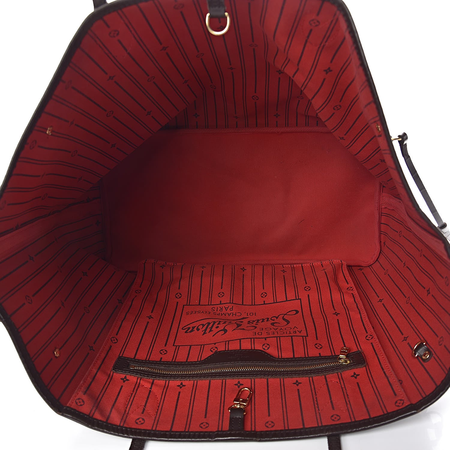 Louis Vuitton Damier Ebene Neverfull GM 5 of 24
