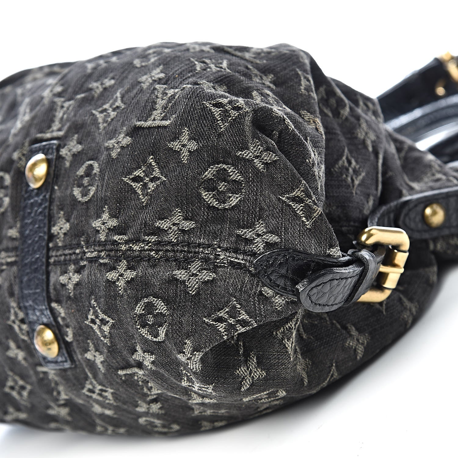Louis Vuitton Denim Neo Cabby MM Black 10 of 11