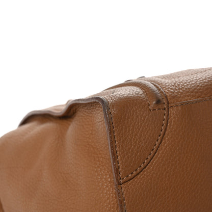 Celine Drummed Calfskin Mini Luggage Camel 7 of 15