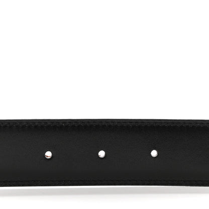 Hermes Box Togo 32mm Idem Belt 90 Black Gold 3 of 7