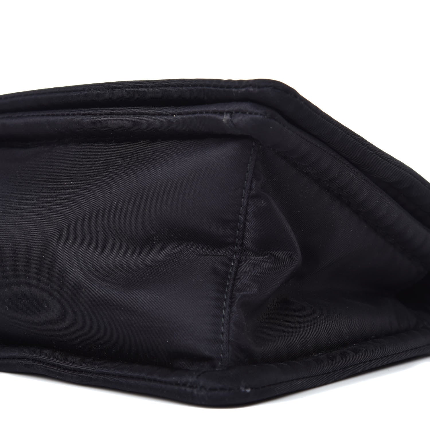 Prada Nylon Tessuto Chain Shoulder Bag Black 9 of 10