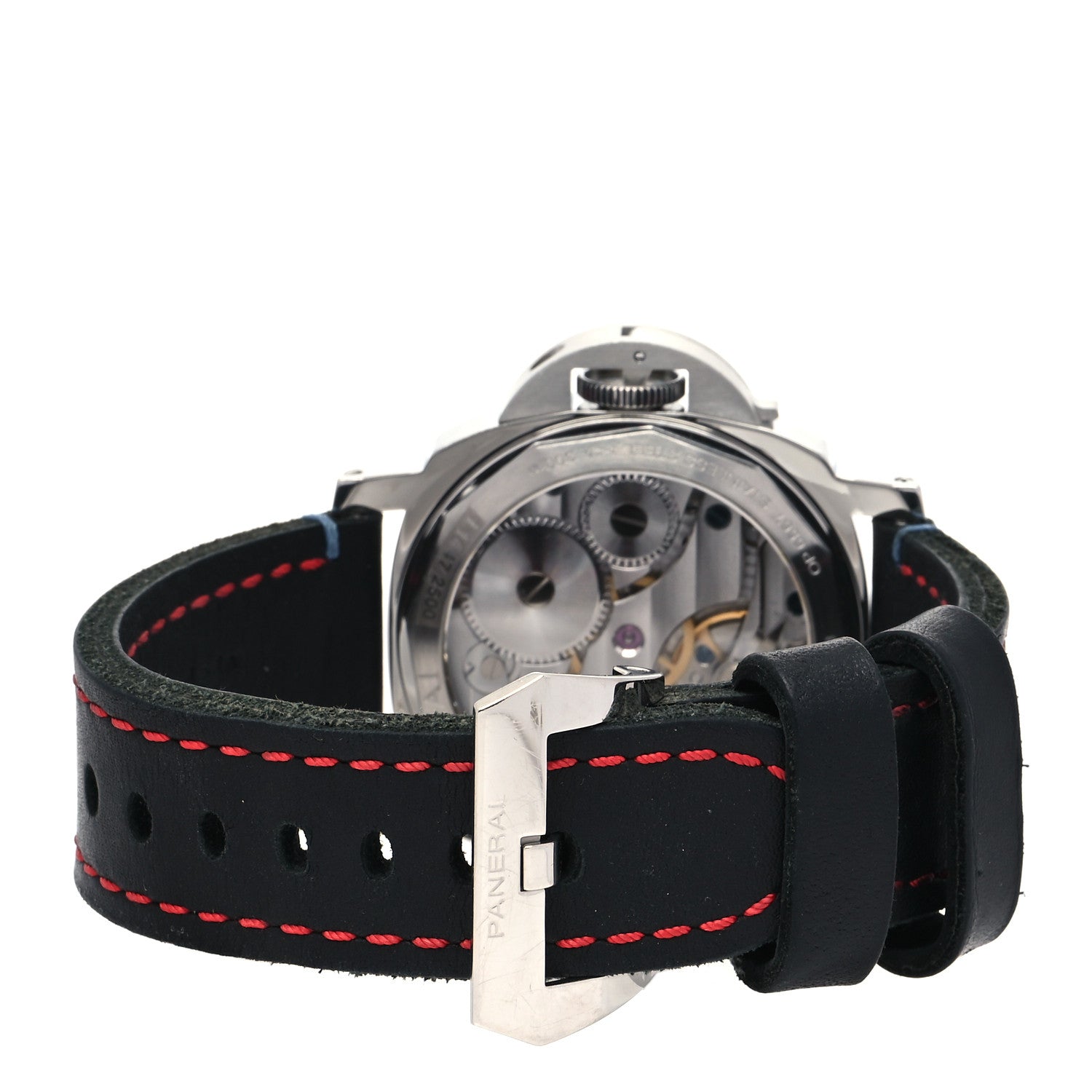 Panerai Stainless Steel Calfskin 44mm Luminor Marina Manual Winding Watch Black PAM00111 3 of 6