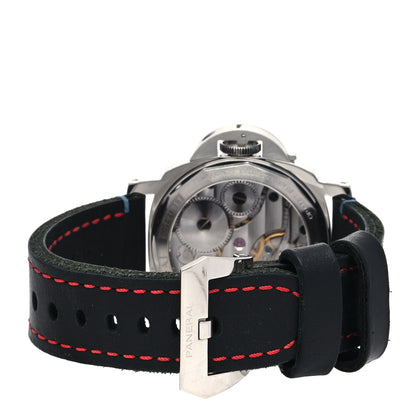 Panerai Stainless Steel Calfskin 44mm Luminor Marina Manual Winding Watch Black PAM00111 3 of 6