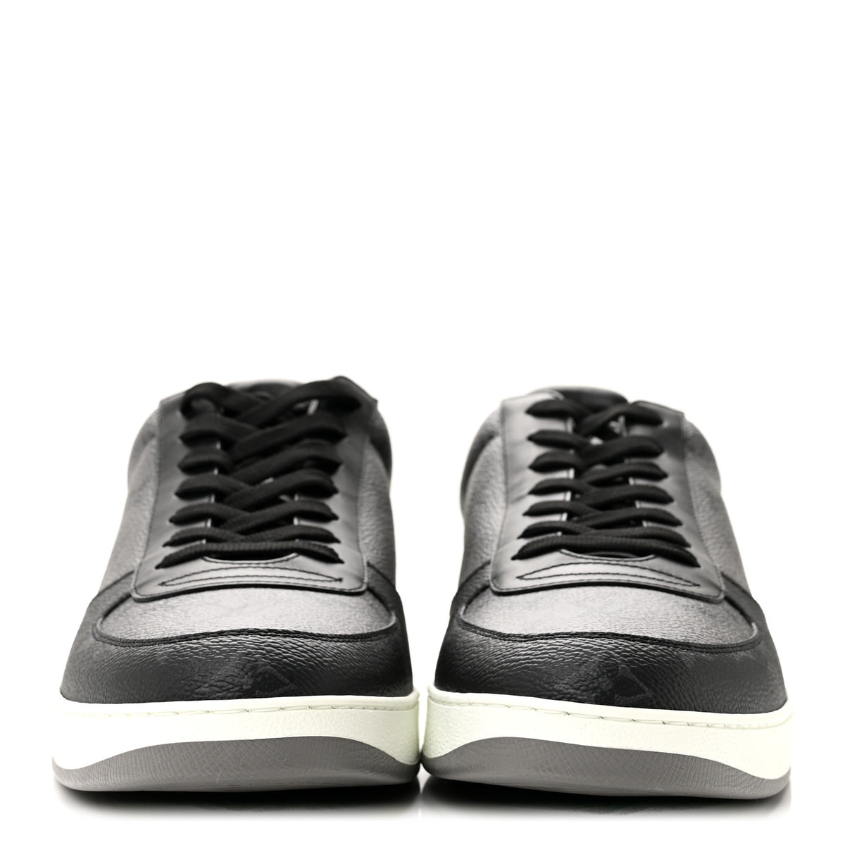 Louis Vuitton Reverse Monogram Eclipse Rivoli Mens Sneakers 10 Black 3 of 10