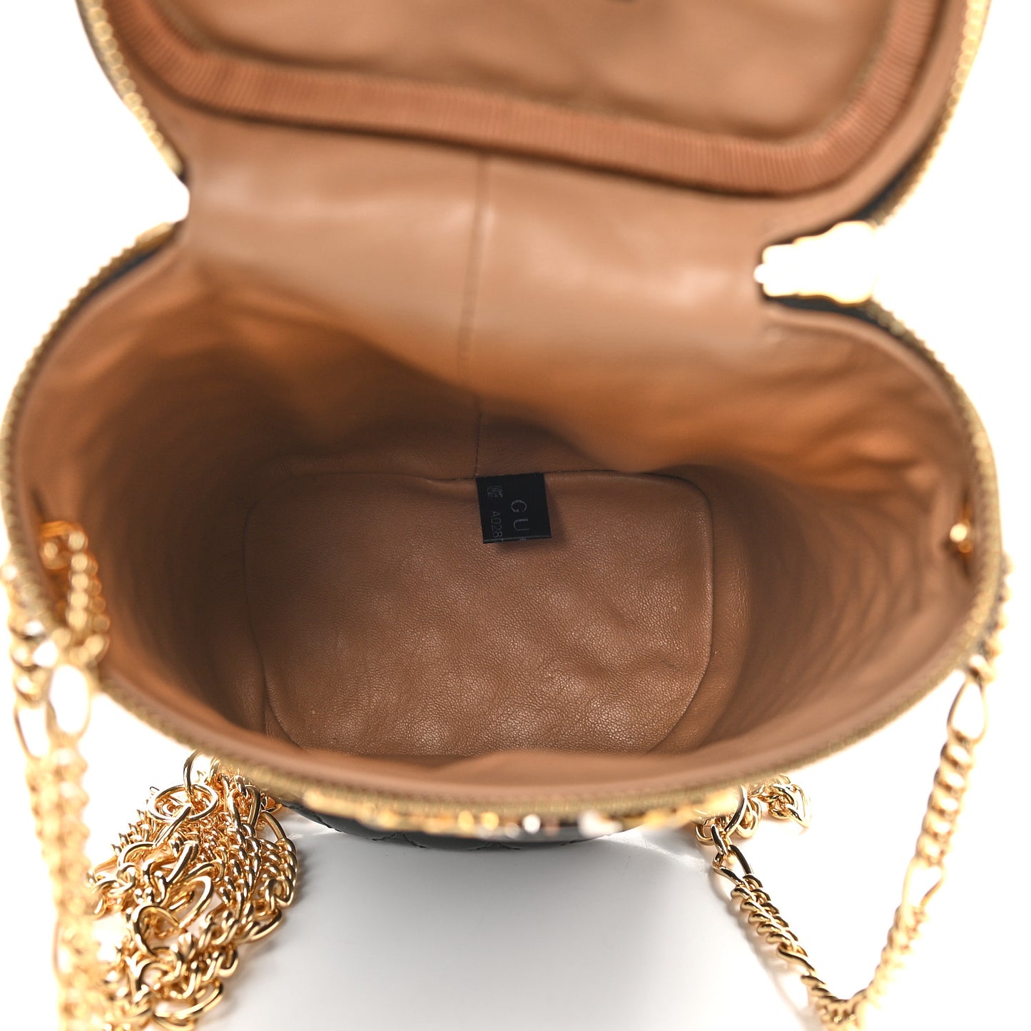 Calfskin Trapuntata Zumi Belt Bag Black