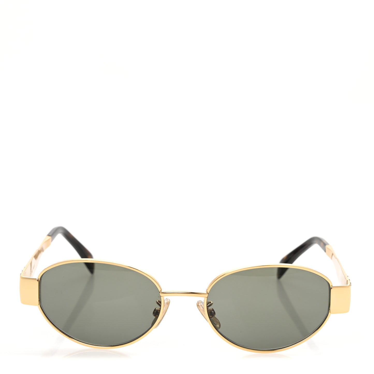 Metal Triomphe 01 Sunglasses CL40235U Gold Green