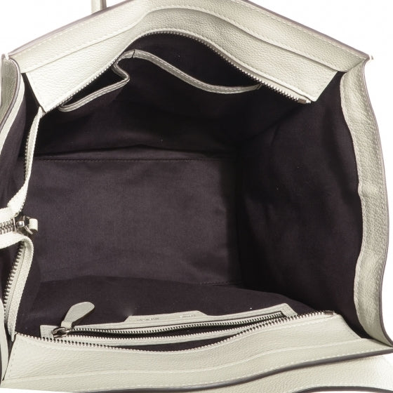 Drummed Calfskin Mini Luggage Bag Lune