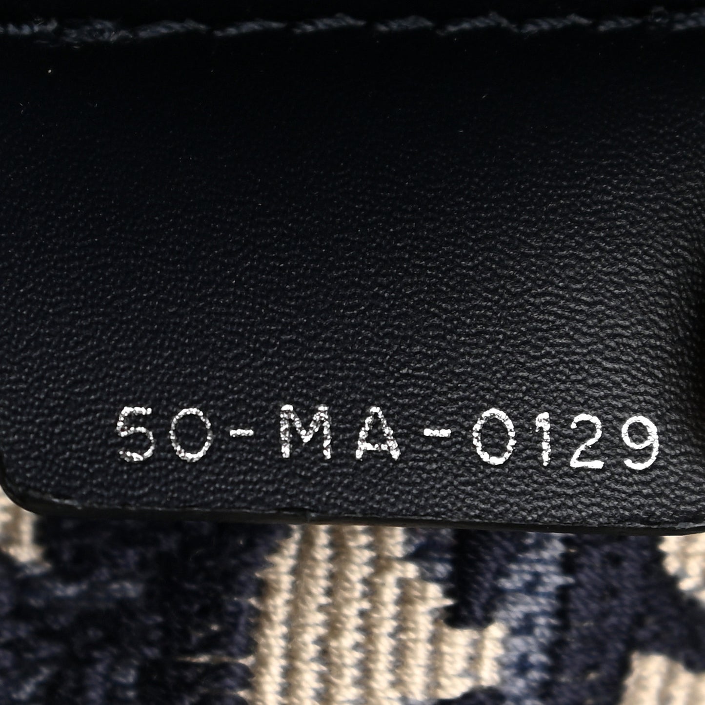 Oblique Backpack Blue White