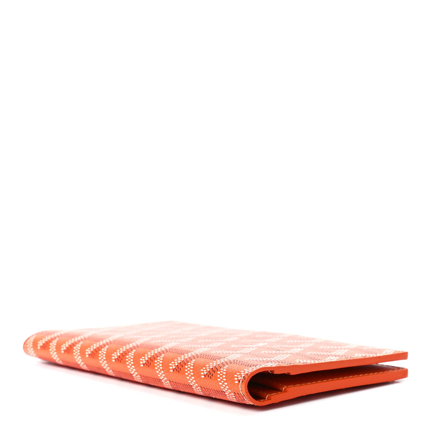 Goyardine Long Bi-Fold Wallet Orange
