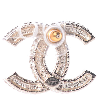 Chanel Pearl Crystal April In Paris CC Earrings Light Gold 3 of 4