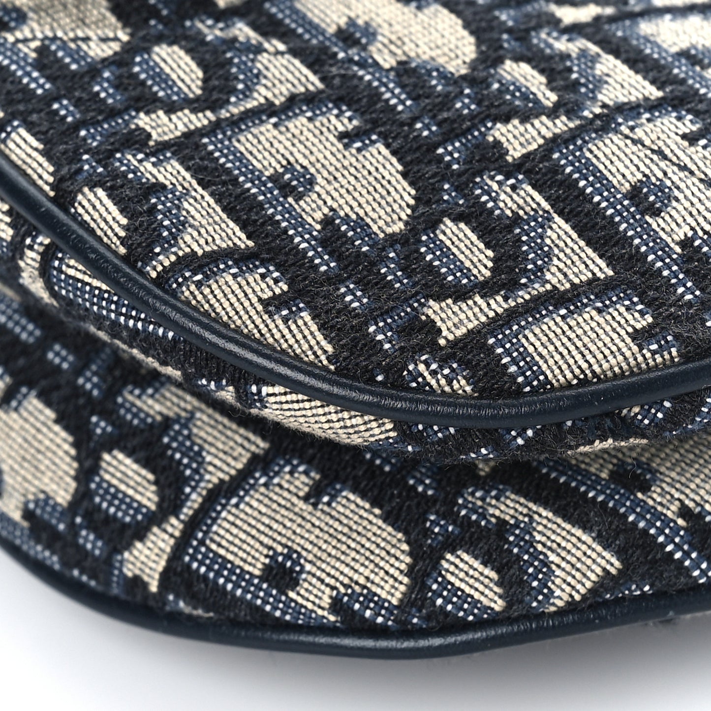Oblique Mini Saddle Bag Blue
