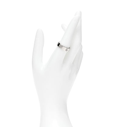 Cartier 18K White Gold 5.5mm LOVE Ring 56 7.75 2 of 4