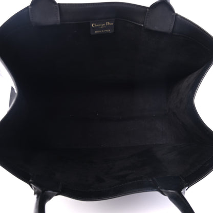 Christian Dior Calfskin Embossed Medium Book Tote Black 3 of 6