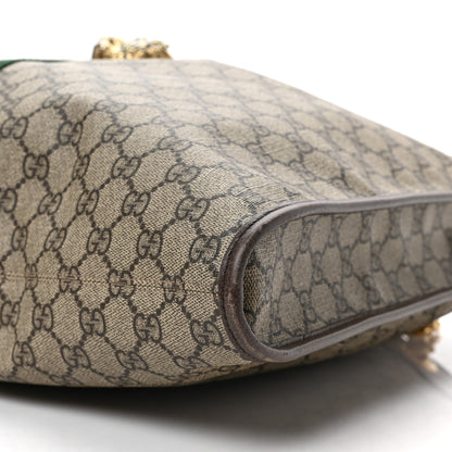 Gucci GG Supreme Monogram Large Rajah Chain Tote Beige New Acero 8 of 8