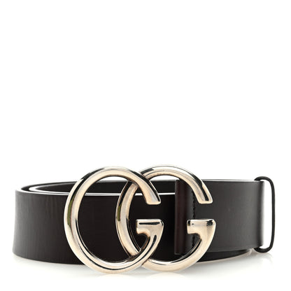 Gucci Smooth Calfskin Double G 40mm Belt 90 36 Dark Brown 1 of 5
