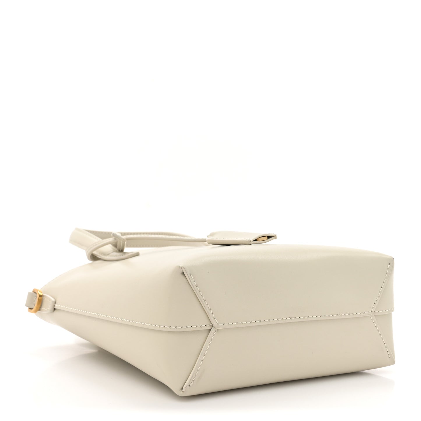 Calfskin Mini Toy Shopping Tote Crema Soft