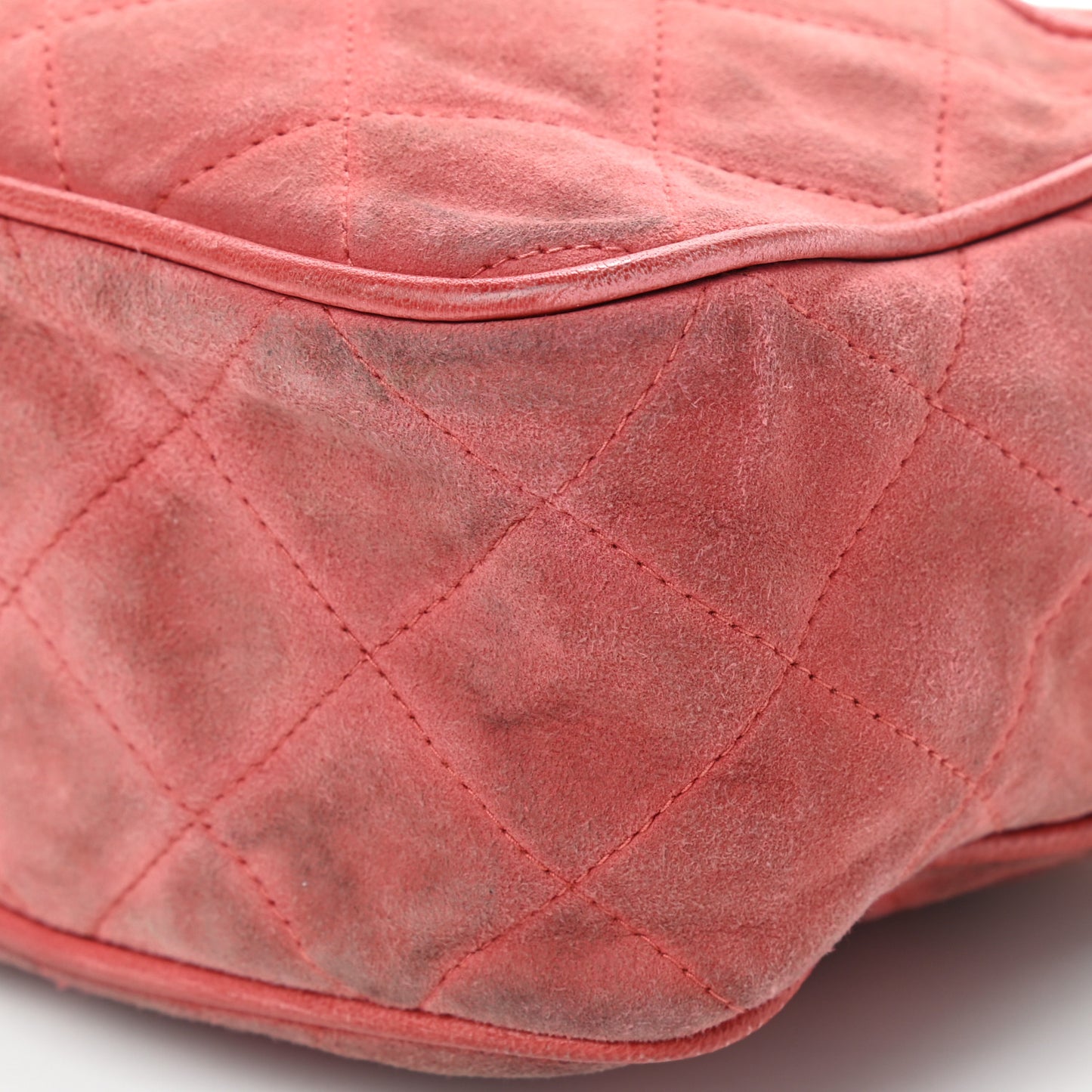 Suede CC Tassel Camera Case Pink