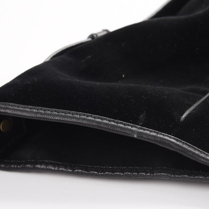 Saint Laurent Velvet Beaded Mombasa Black 8 of 17