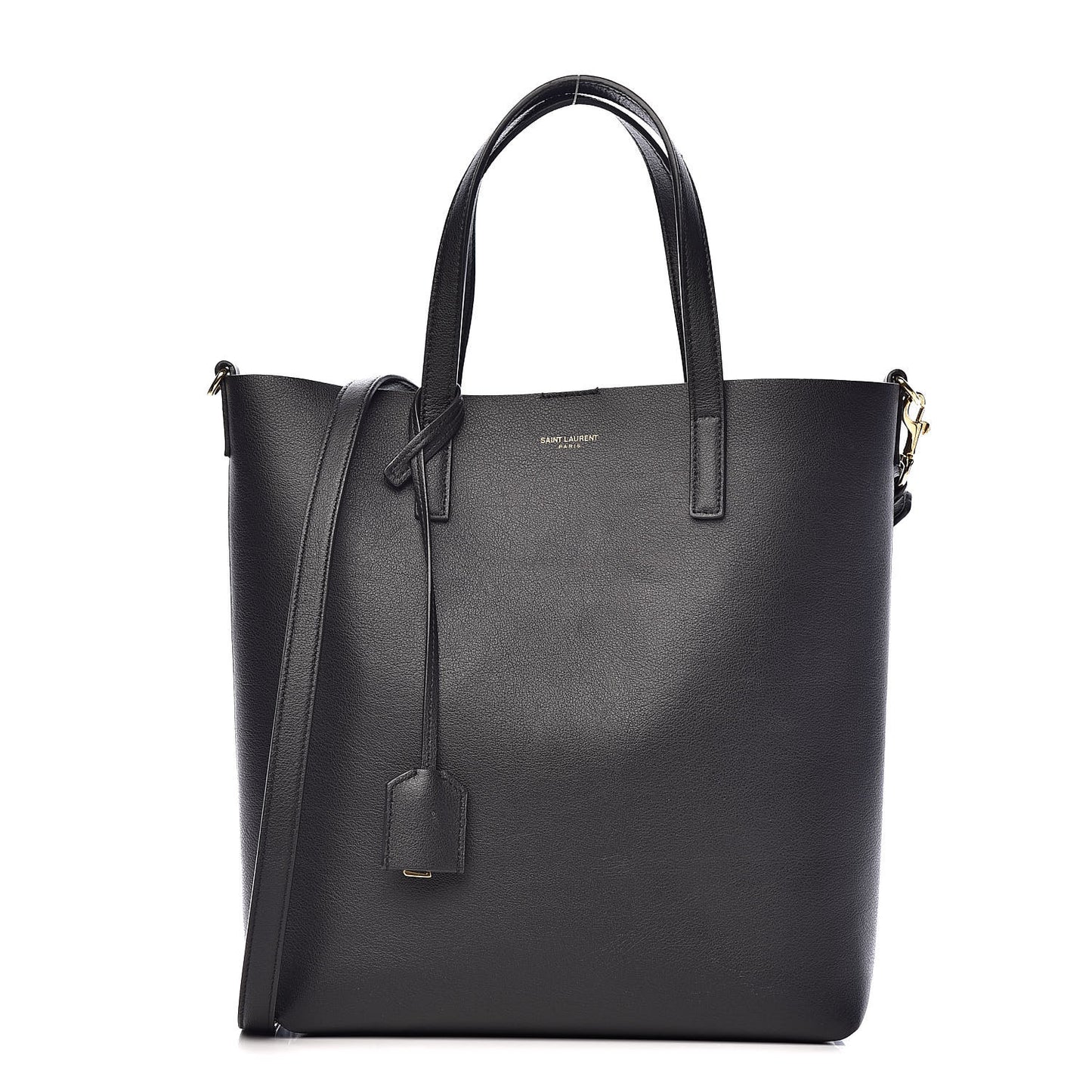 Calfskin Toy Shopping Tote Black