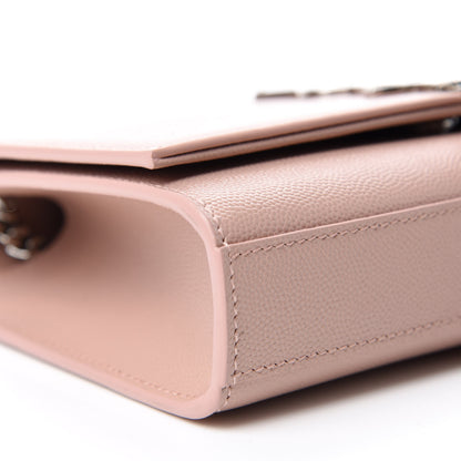 Saint Laurent Grain De Poudre Small Classic Monogram Kate Tassel Satchel Pale Blush 6 of 11