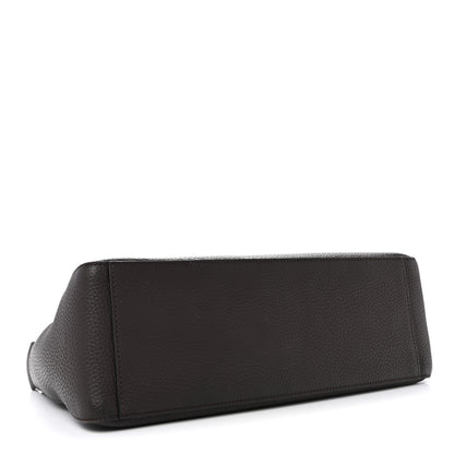The Row Grained Calfskin E/W Top Handle Bag Deep Brown 4 of 11
