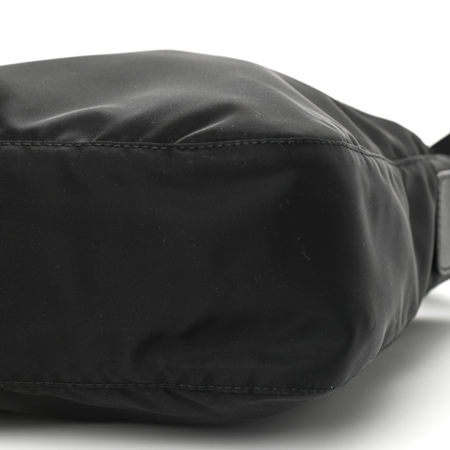 Prada Nylon Vela Flat Messenger Bag Black 8 of 8