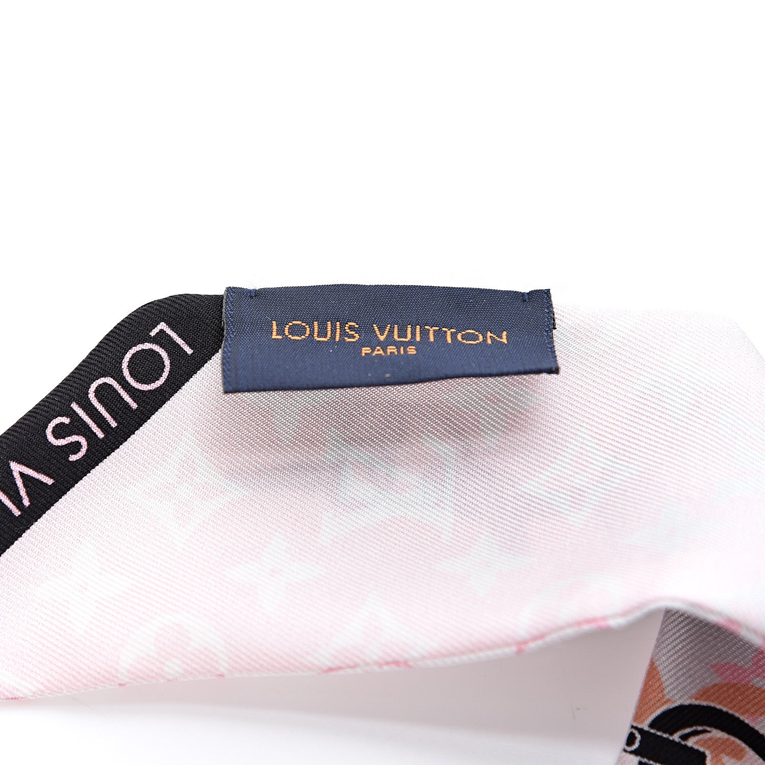 Louis Vuitton Silk Monogram Rising Confidential BB Bandeau Black Rose 4 of 5