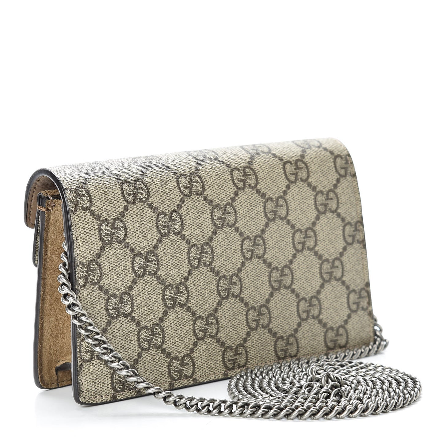 GG Supreme Monogram Super Mini Dionysus Shoulder Bag Taupe