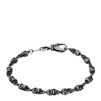 Chrome Hearts Sterling Silver Foti Skull Bracelet 1 of 3