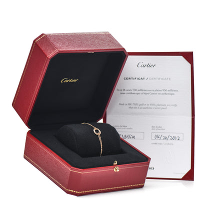 Cartier 18K Pink Yellow White Gold Trinity Bracelet 4 of 4