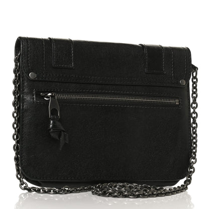 Proenza Schouler Lambskin PS1 Large Chain Wallet Black 3 of 9