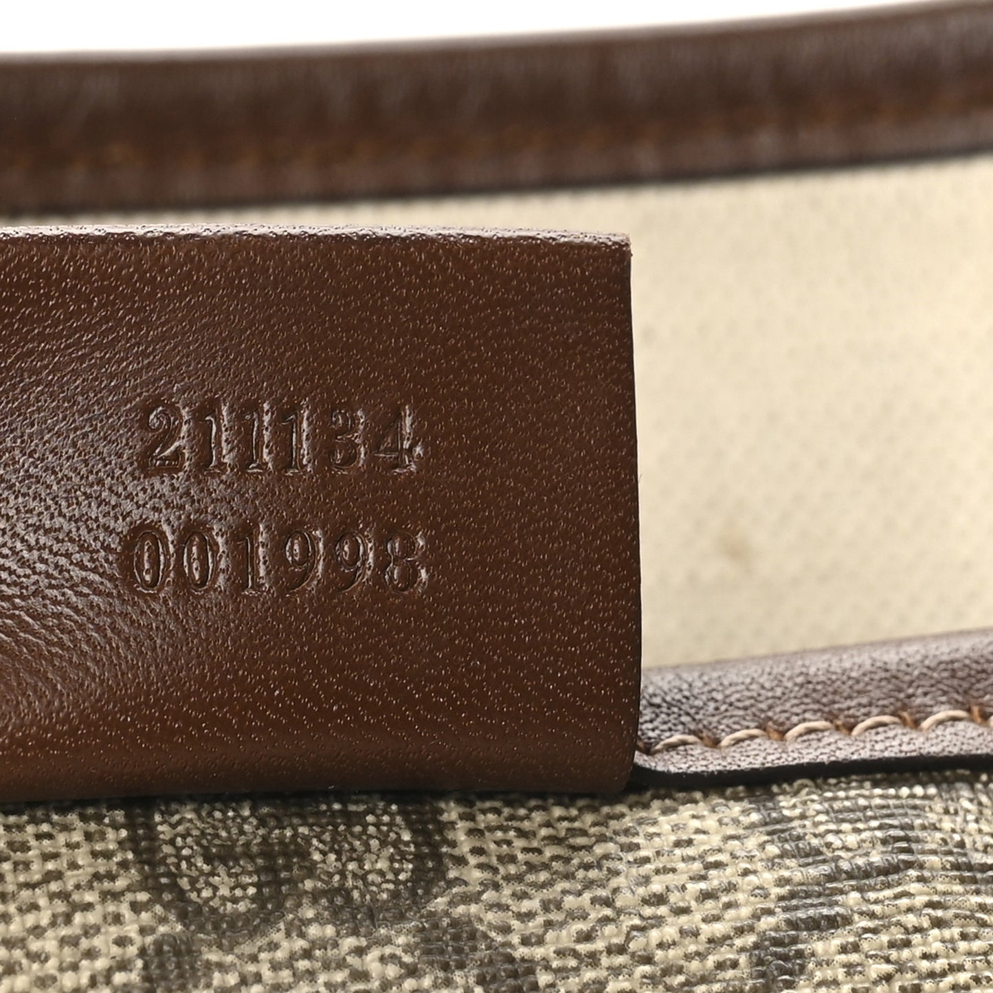 GG Plus Monogram Medium Signature Web Loop Tote Brown