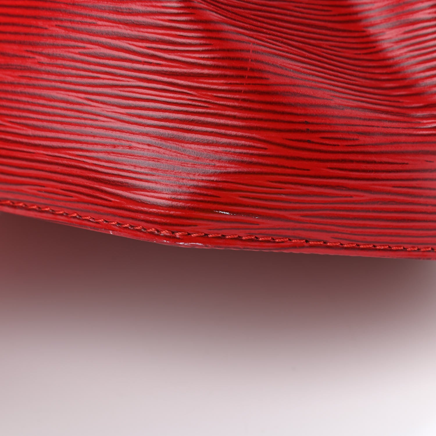 Louis Vuitton Epi Sac D'Epaule Castillan Red 9 of 10