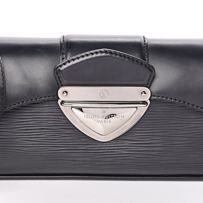 Louis Vuitton Epi Montaigne Clutch Black 10 of 12