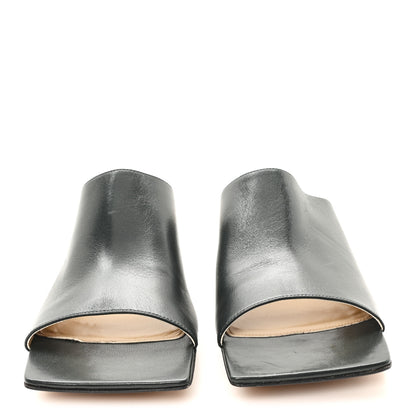 Bottega Veneta Lambskin Stretch Mule 40mm Sandals  40 Black 3 of 9