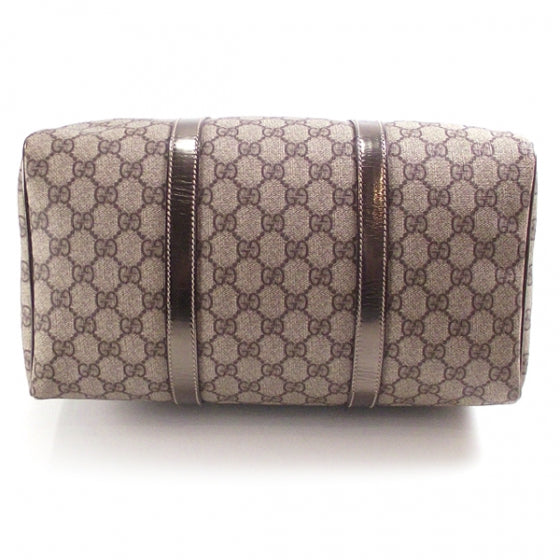 GG Monogram XL Joy Boston Metallic Gray