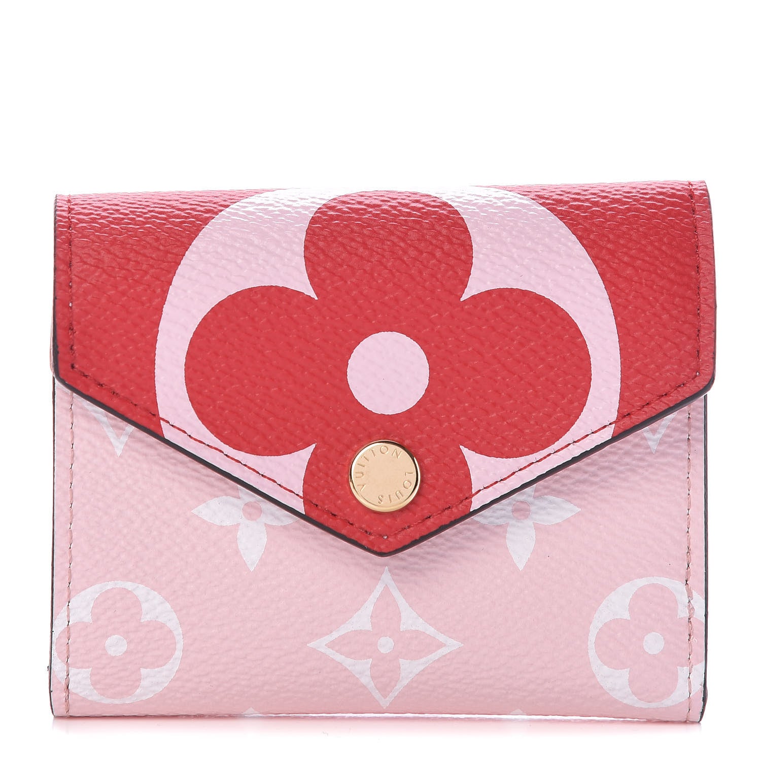 Louis Vuitton Monogram Giant Zoe Wallet Rouge Rose 1 of 7