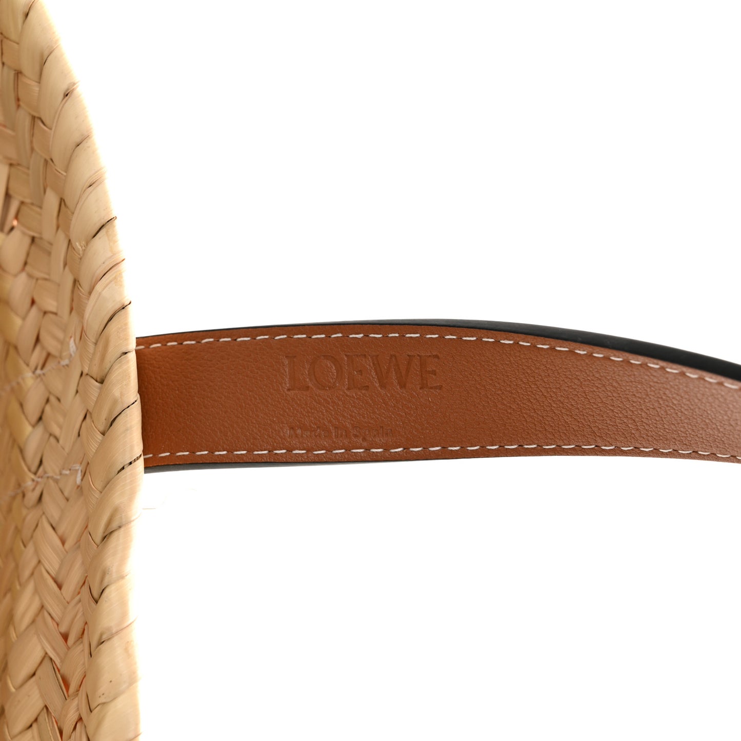Raffia Small Basket Tote Bag Natural Tan