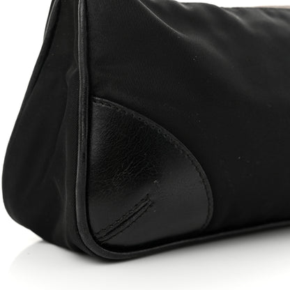 Prada Tessuto Light Nylon Soft Calf Shoulder Bag Black 11 of 14