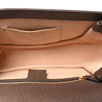 Gucci GG Supreme Monogram Web Small Ophidia Flap Messenger Bag Brown 5 of 11