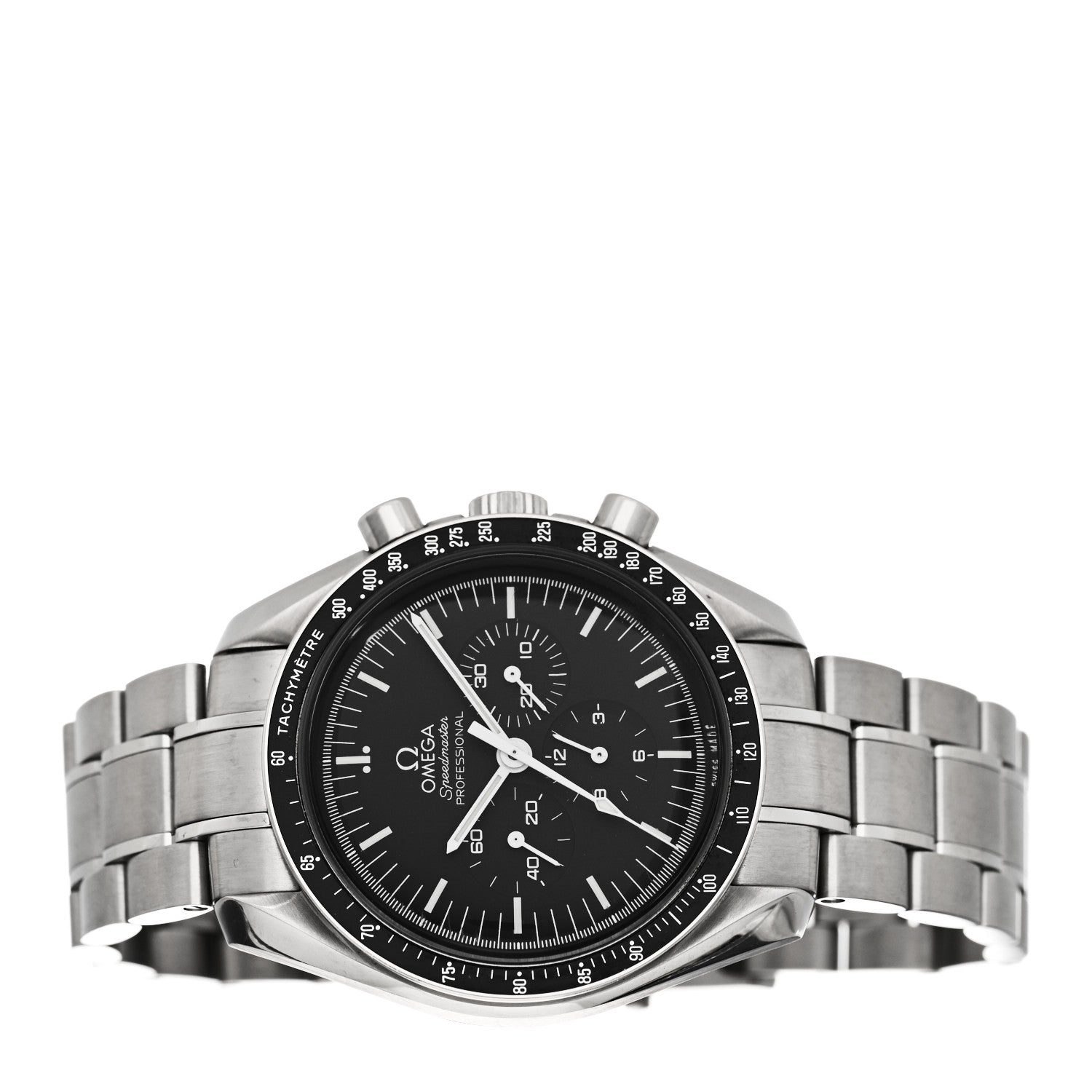 Omega Stainless Steel 42mm Speedmaster Moonwatch Professional Chronograph Manual Winding Watch Black 311.30.42.30.01.005 2 of 5